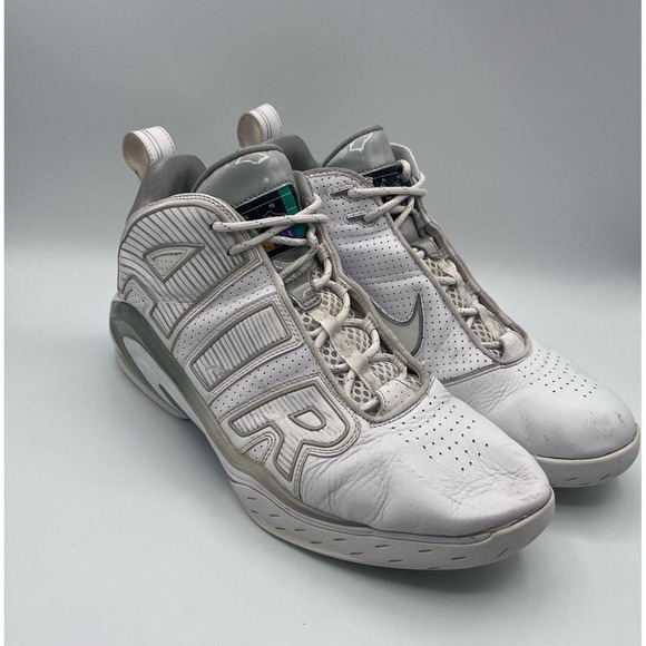 Nike Air Max 360 BB Style 395708-100 Basketball‎ Shoes White Gray Men's Size 14
